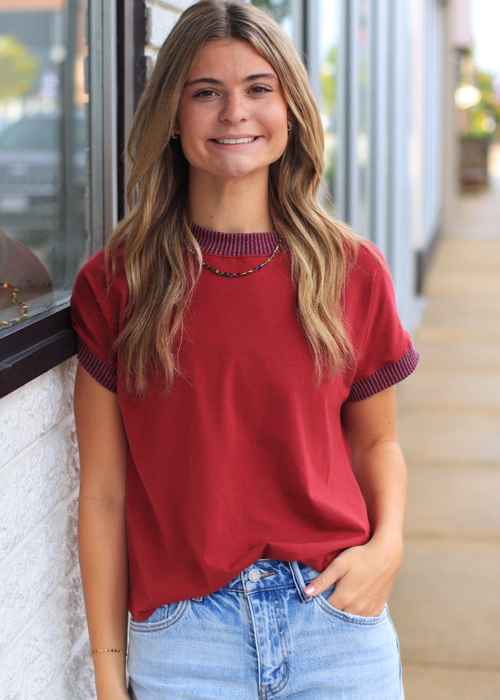 The Maroon Tee