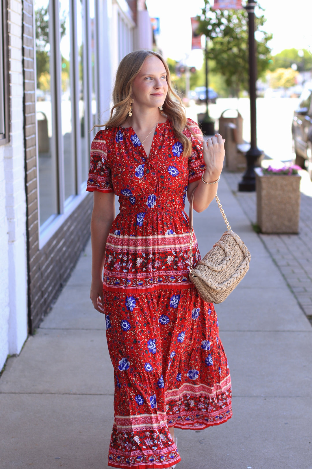 The Kaydree Dress in Hearth Rose