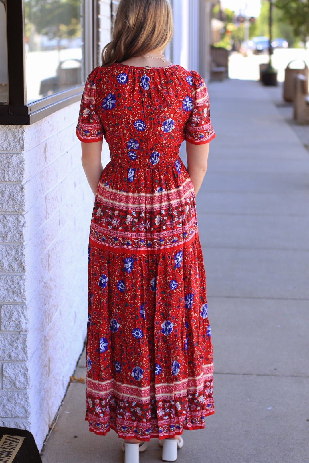 The Kaydree Dress in Hearth Rose