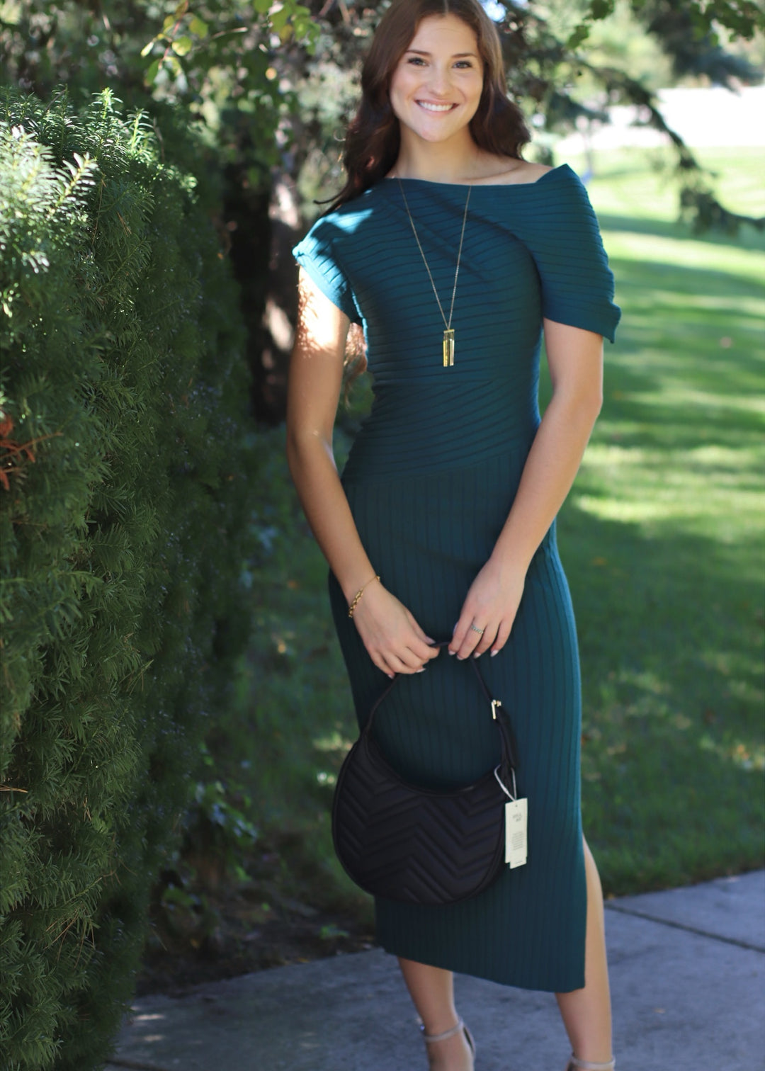 CLEARANCE FINAL SALE Envy Off the Shoulder Dress