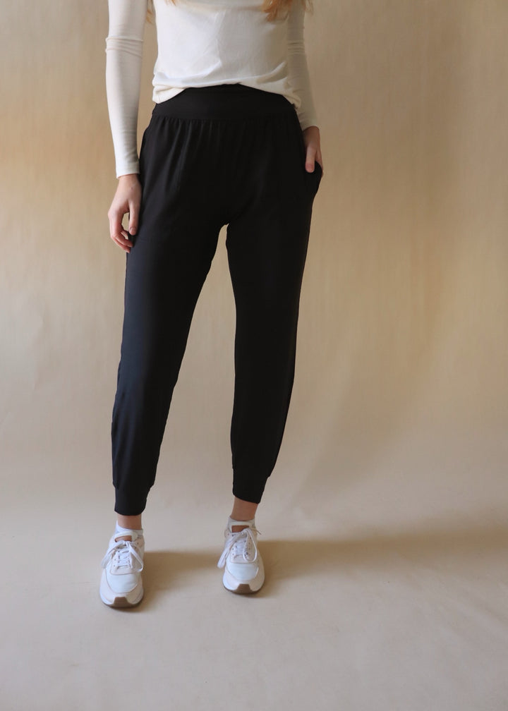 Butter Soft Joggers in Black