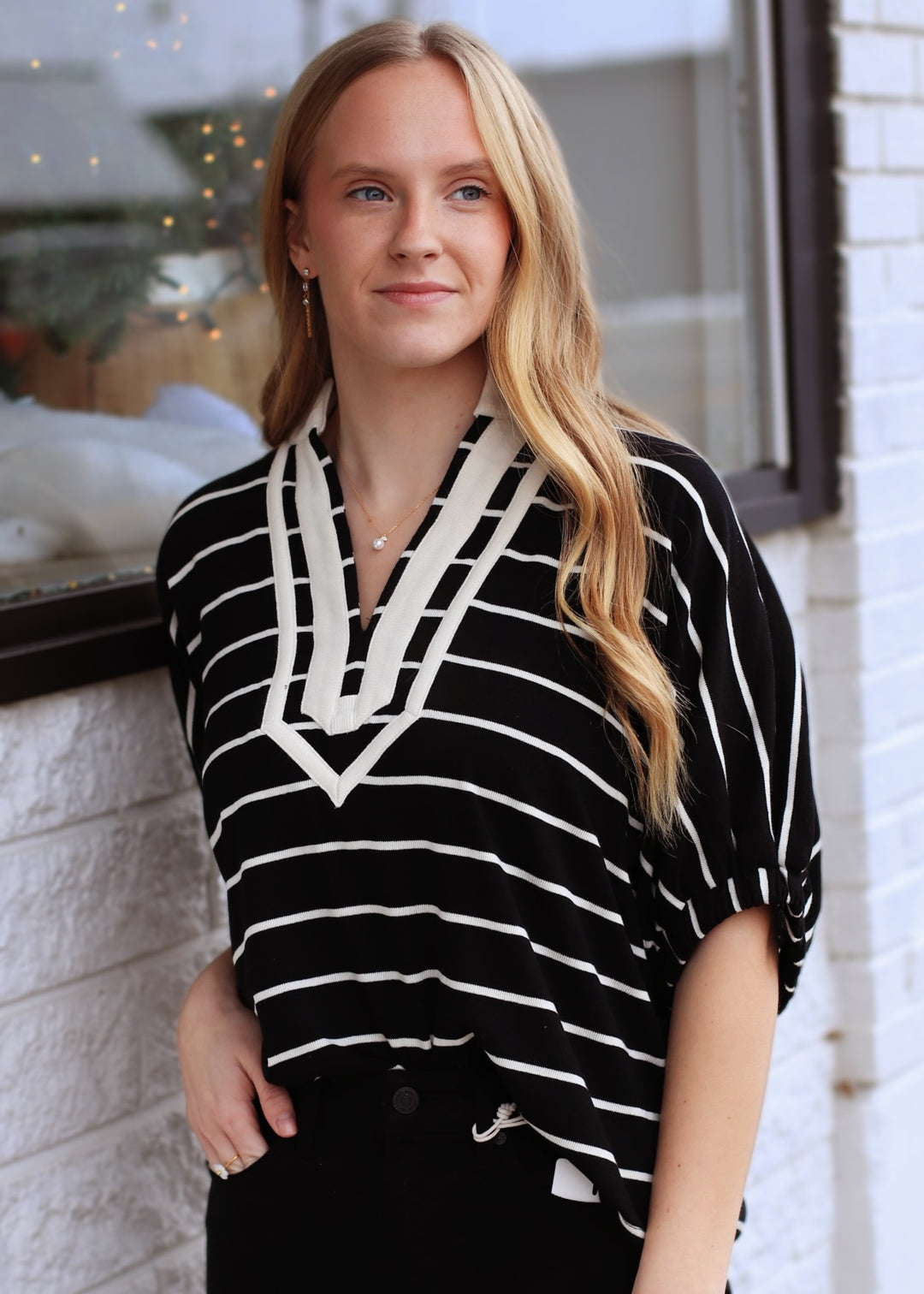 Henri Dolman Sleeve Top