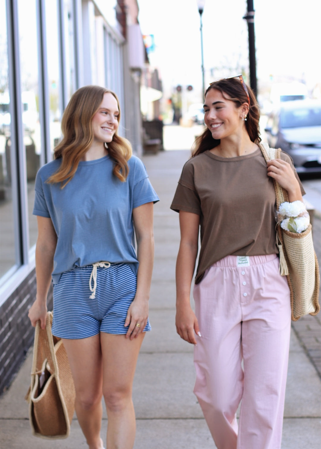 The Brown Essential Seam Top