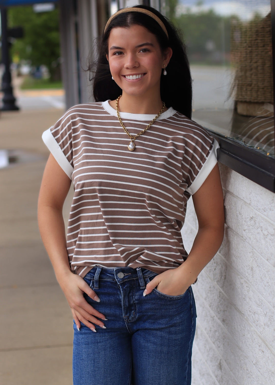 The Hadley Stripe Tee