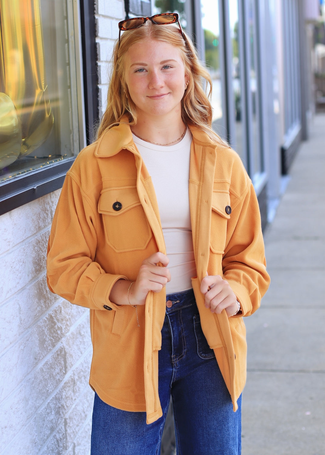 Honey Hue Fleece Jacket