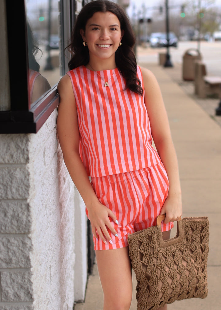 The Sunlit Stripe Tank