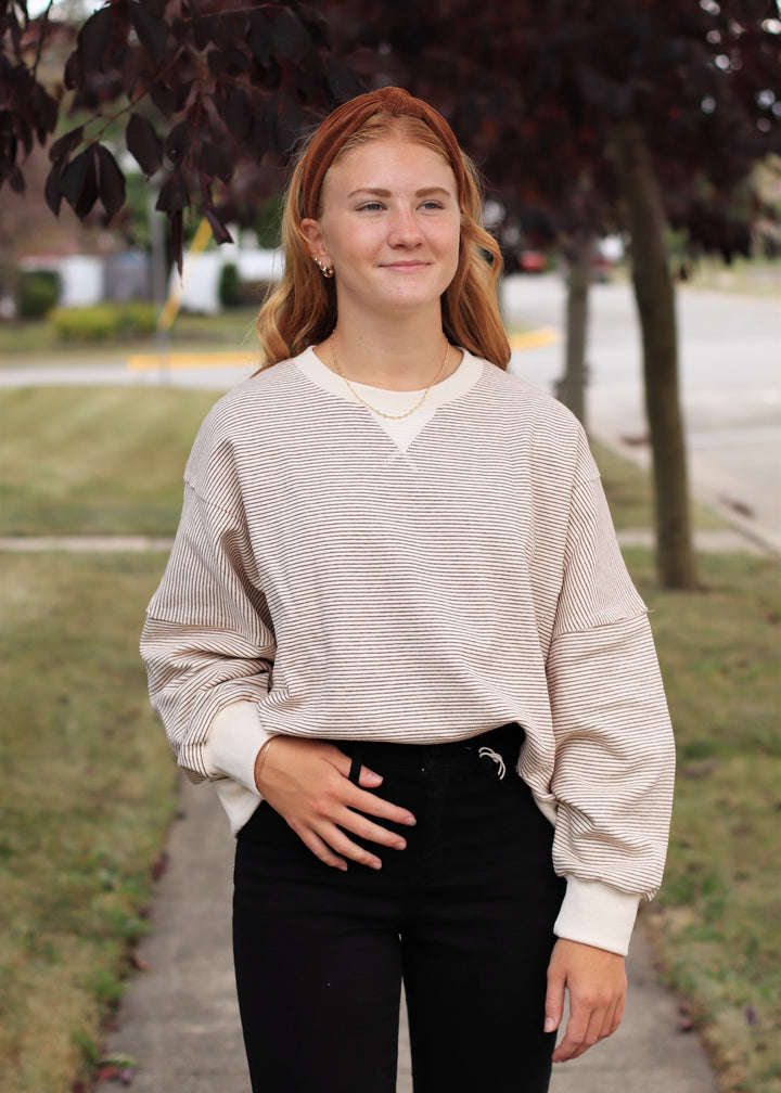 The Ecru Camel Pullover