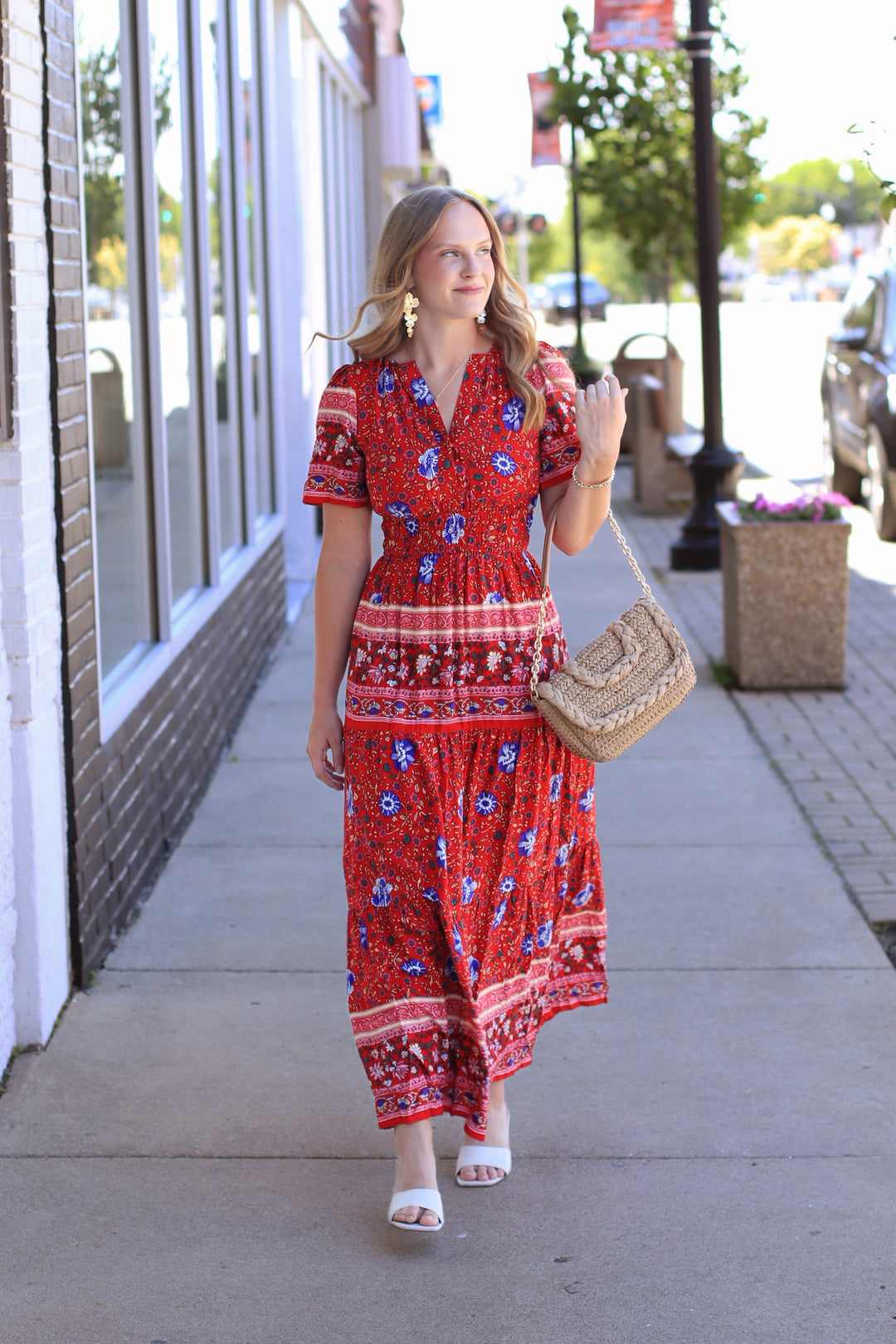 The Kaydree Dress in Hearth Rose