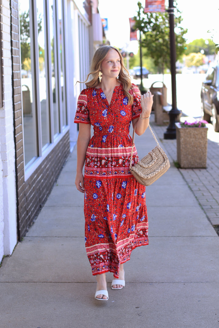 The Kaydree Dress in Hearth Rose