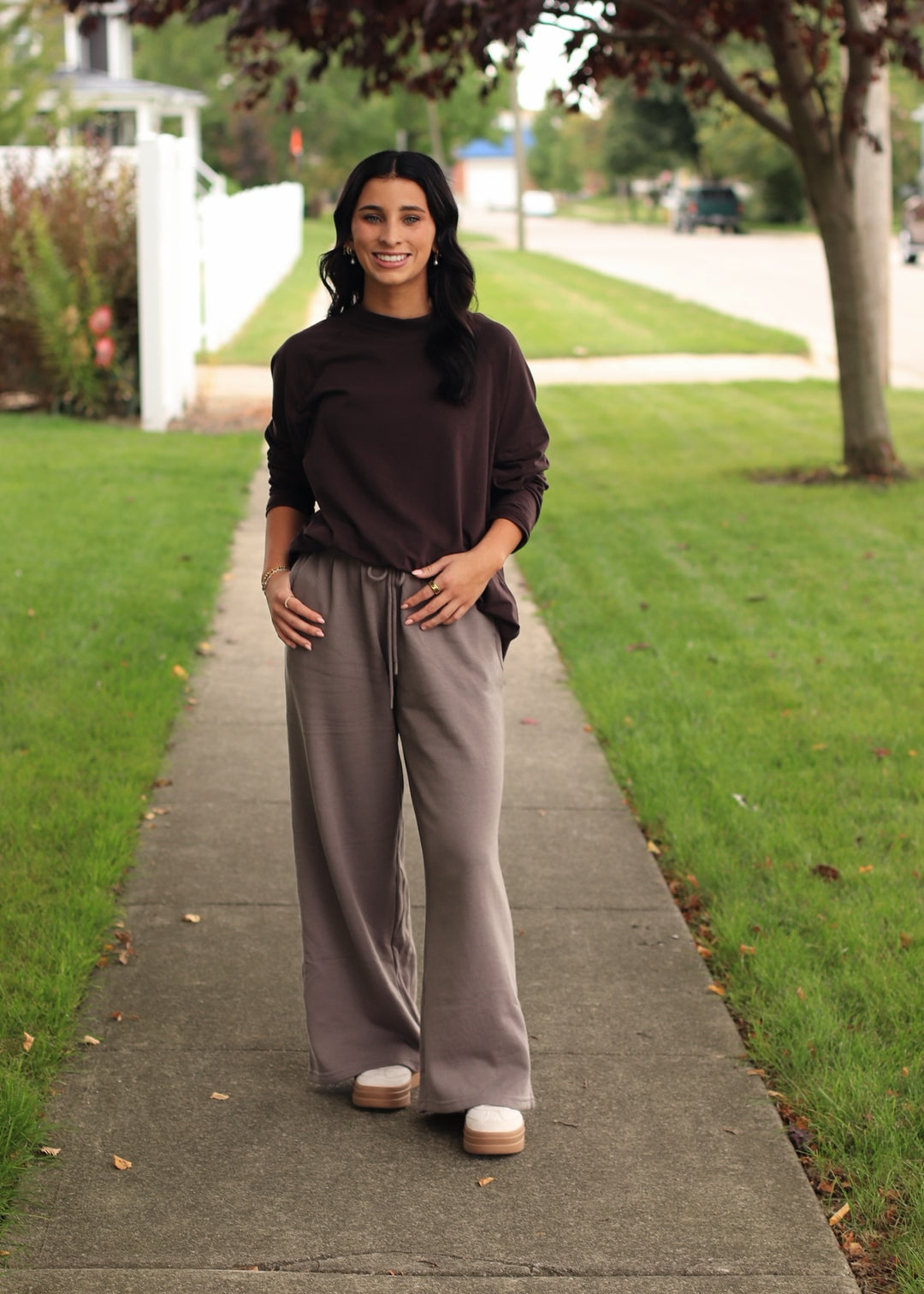Pima Cotton Mock-Neck Raglan Tunic