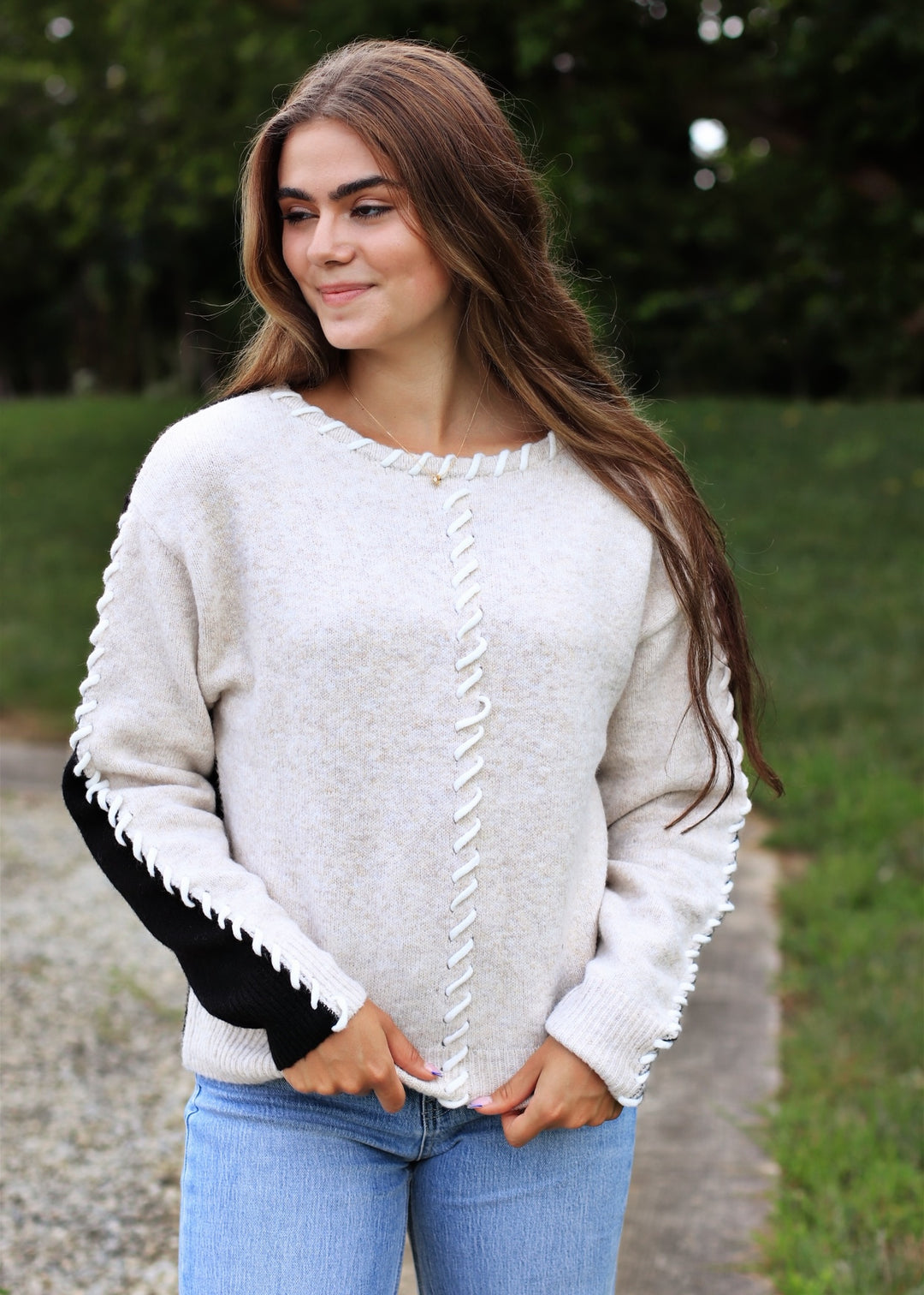 The Tessa Whipstitch Sweater