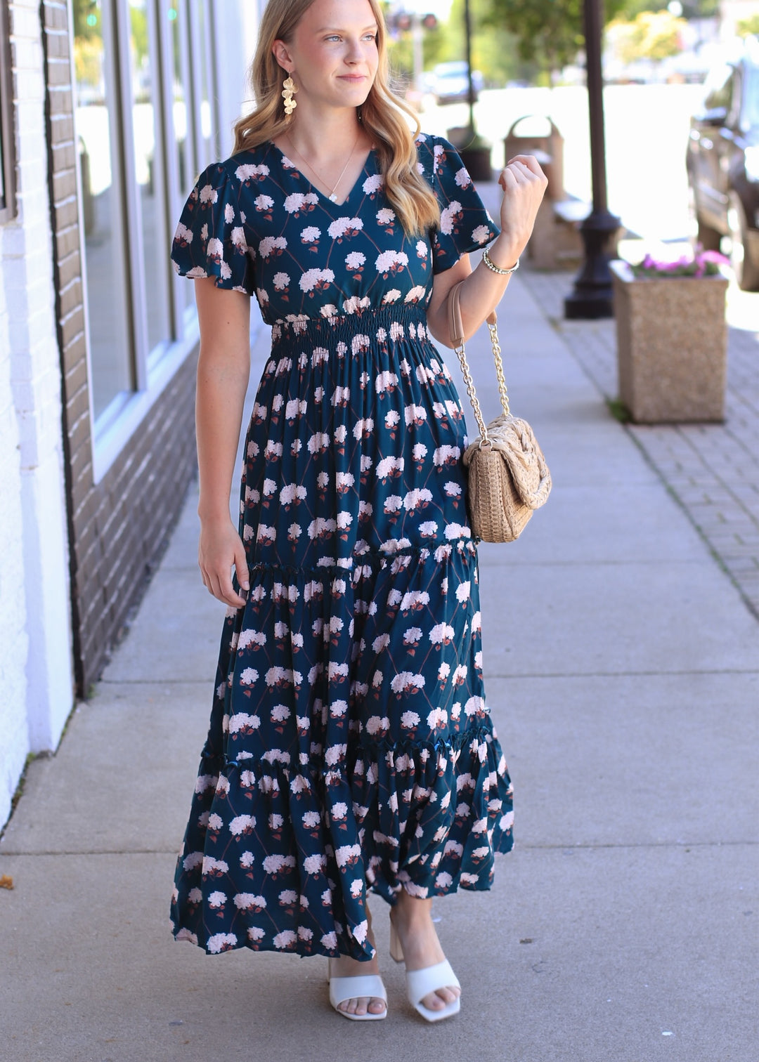 The Eden Dress in Wild Hydrangea
