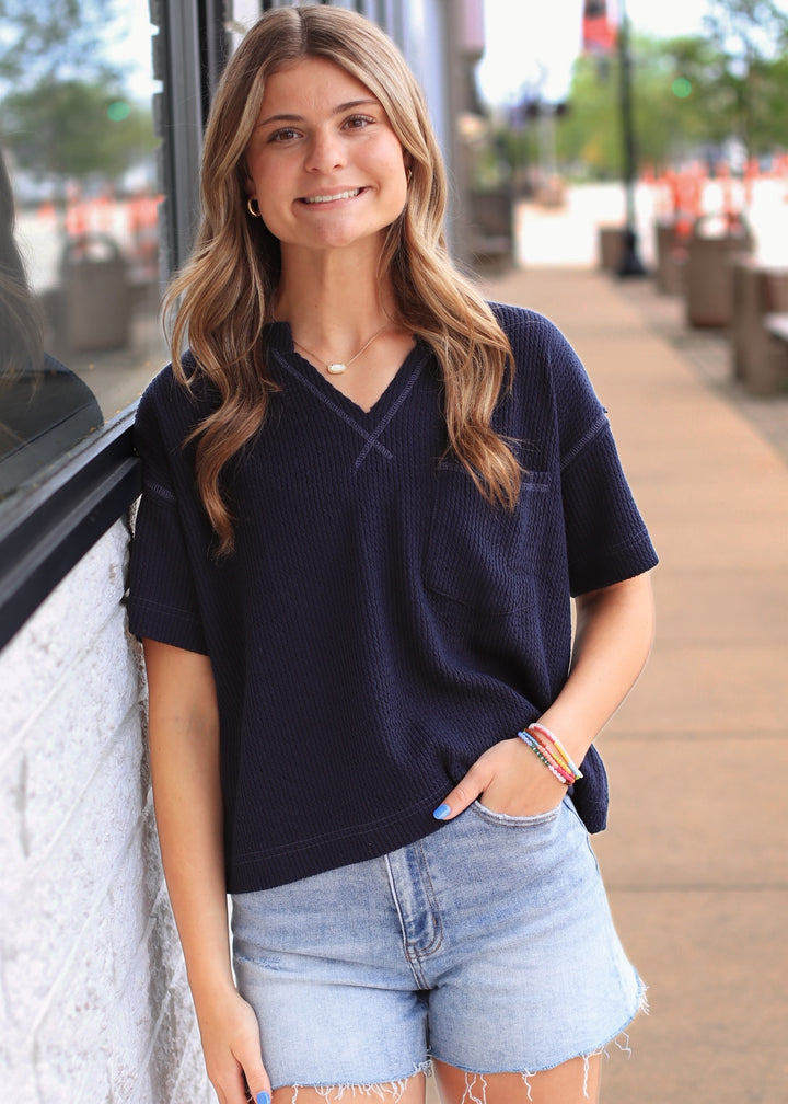 The Midnight Cove Boxy Top