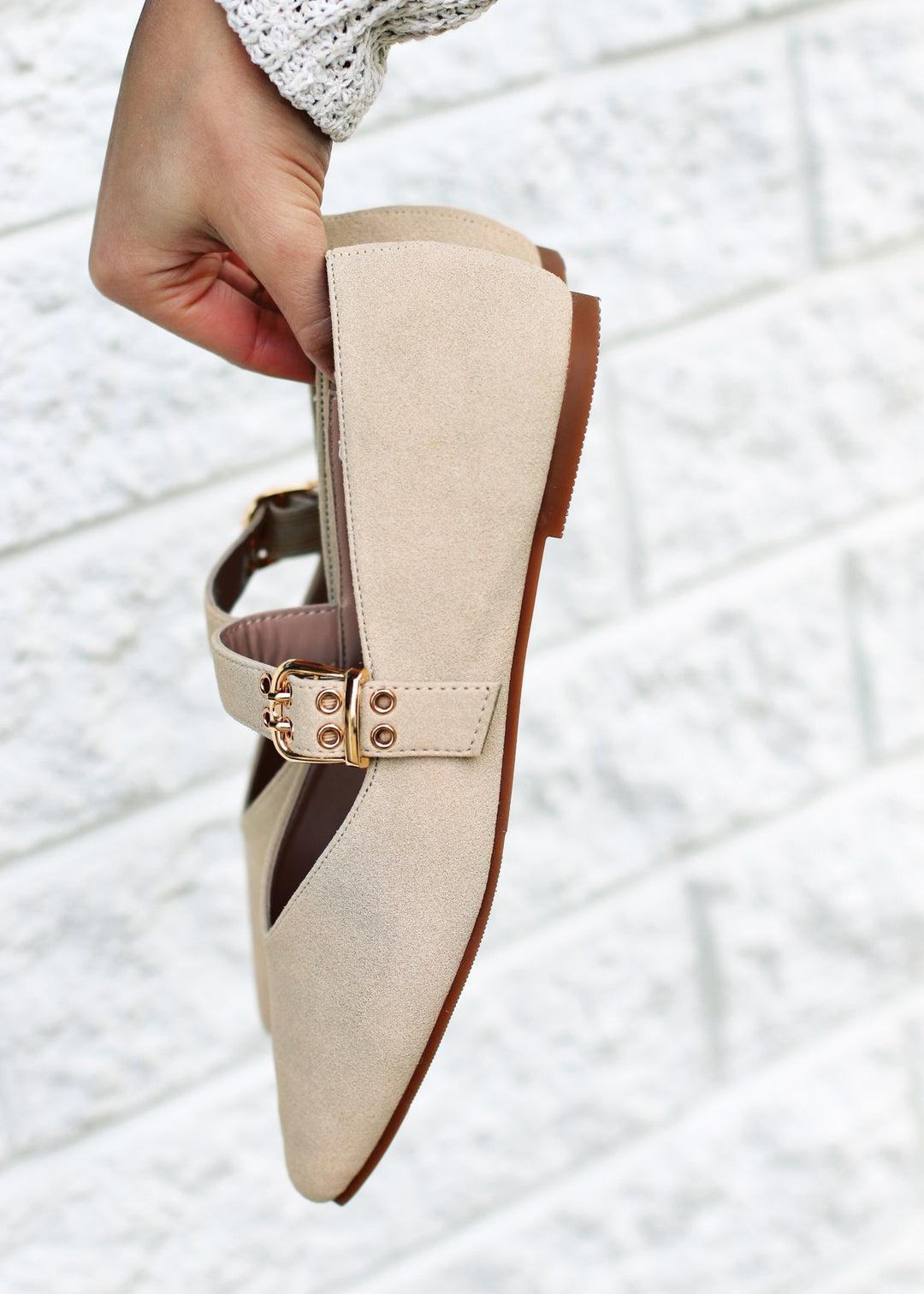 Joan Flats in Oatmeal