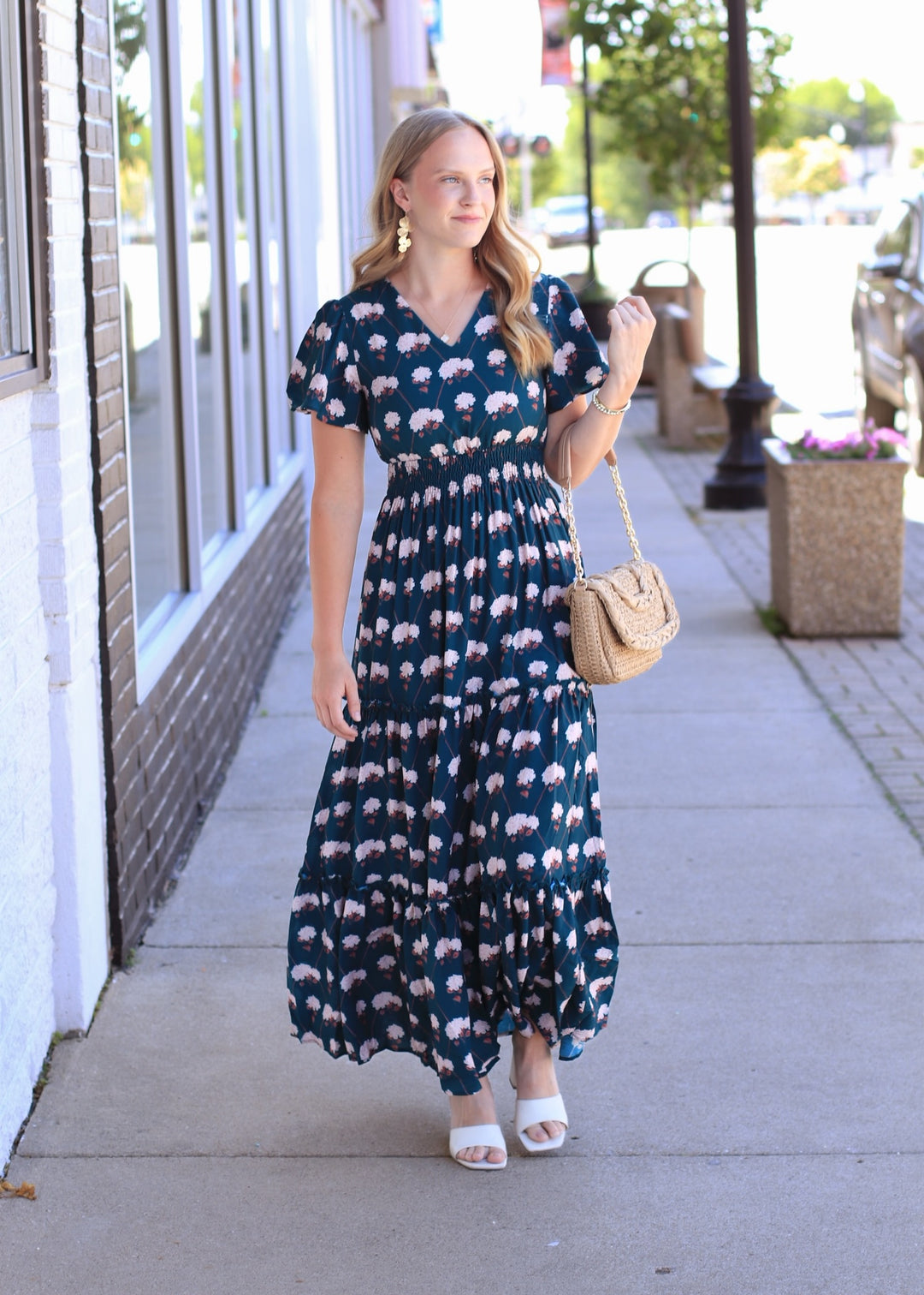 The Eden Dress in Wild Hydrangea