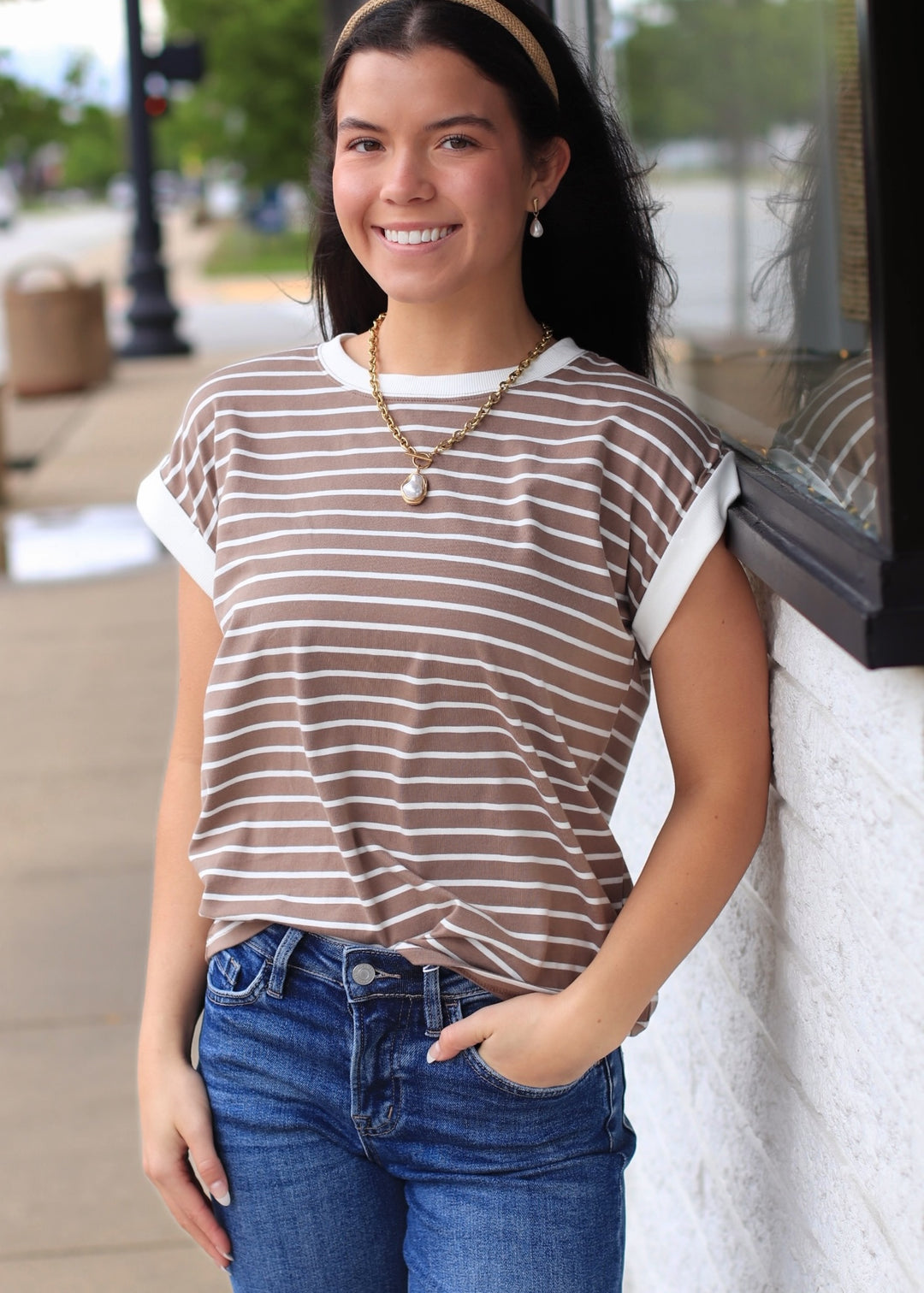The Hadley Stripe Tee