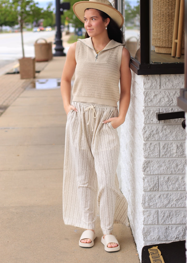 The Gentle Breeze Floral Wide-Leg Pant