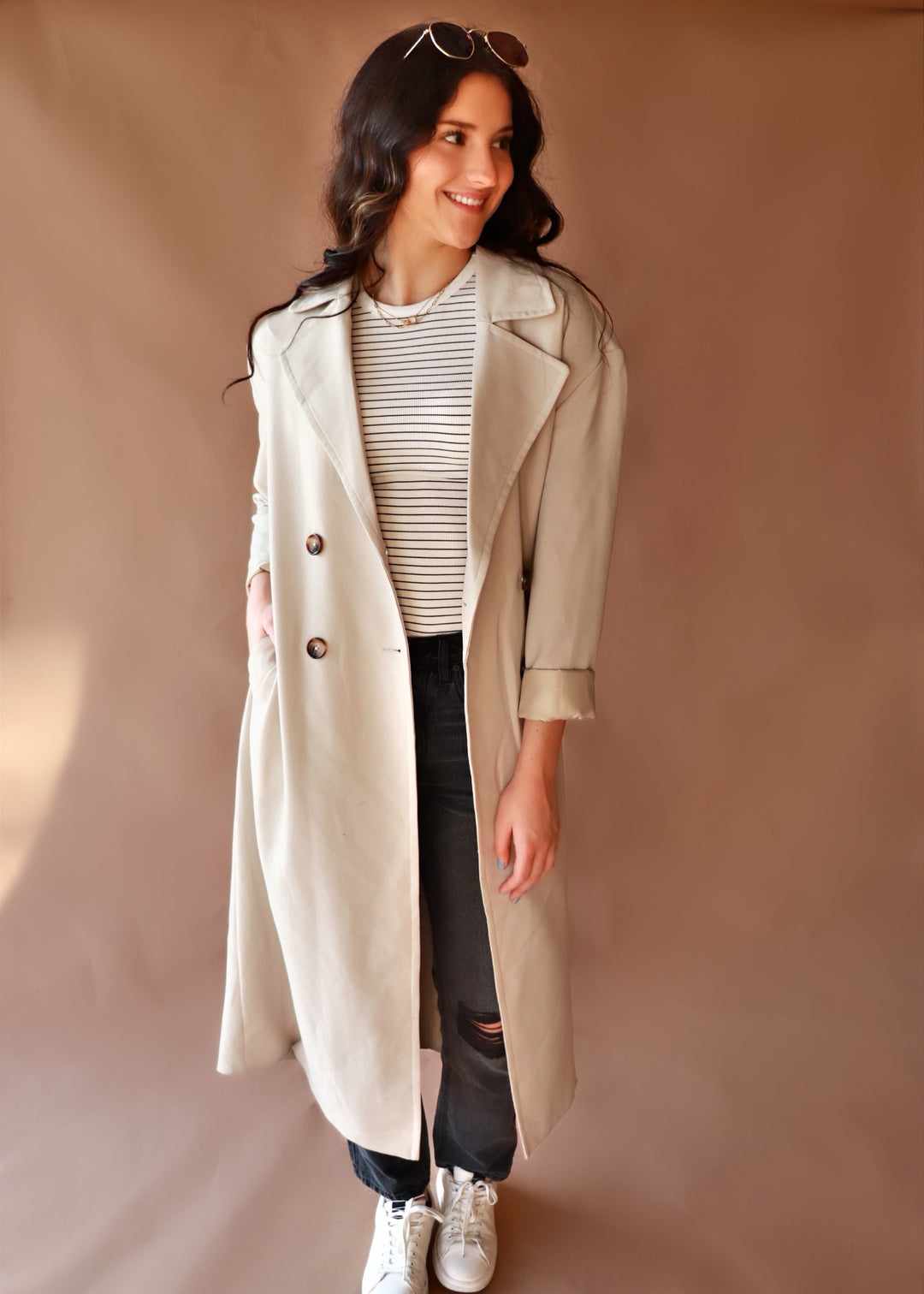 CLEARANCE FINAL SALE Dell Trench Coat