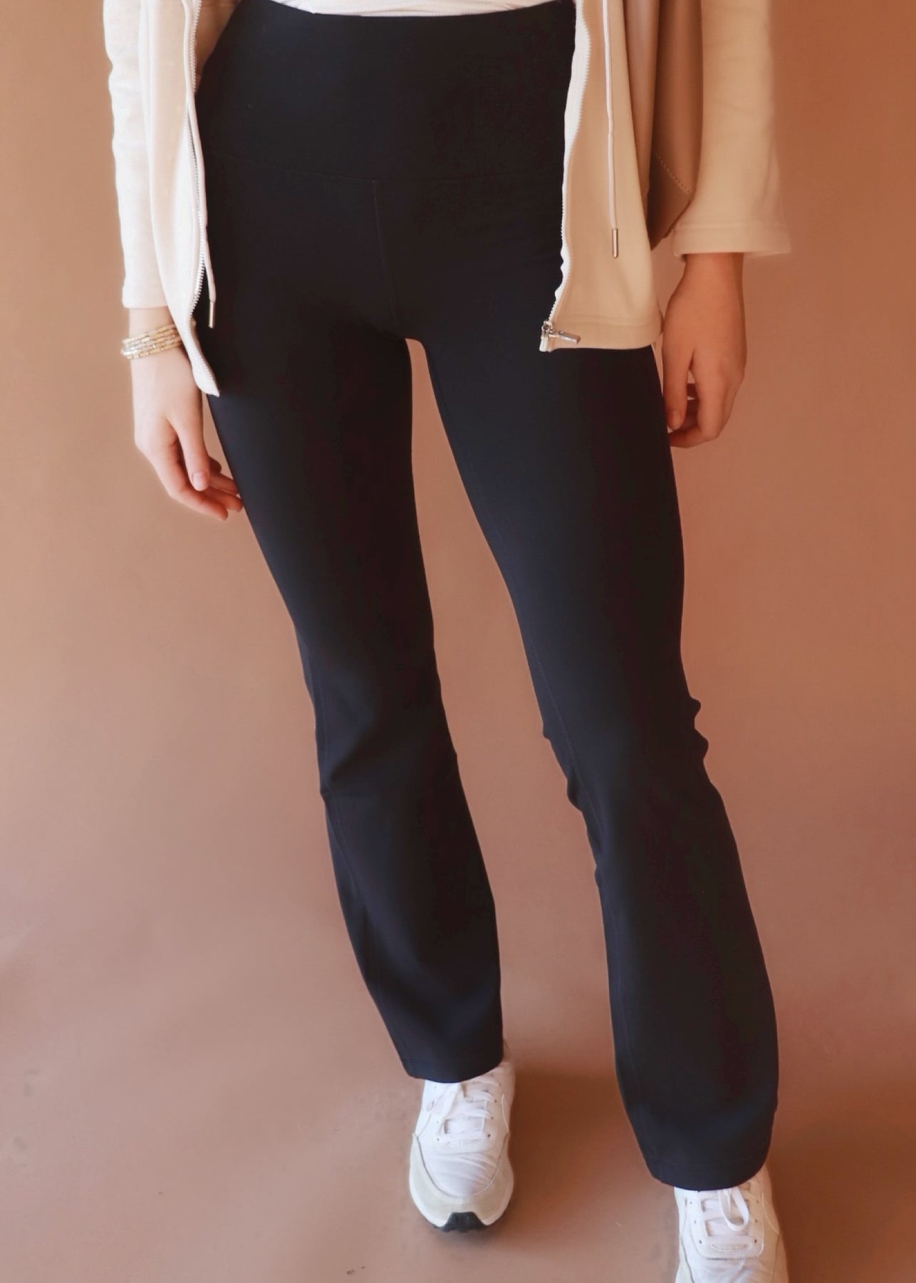Polarlux Everyday Basic High Rise Flare Pant – Golden on Main Boutique