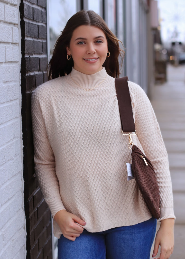 The Lowell Waffle Knit Sweater