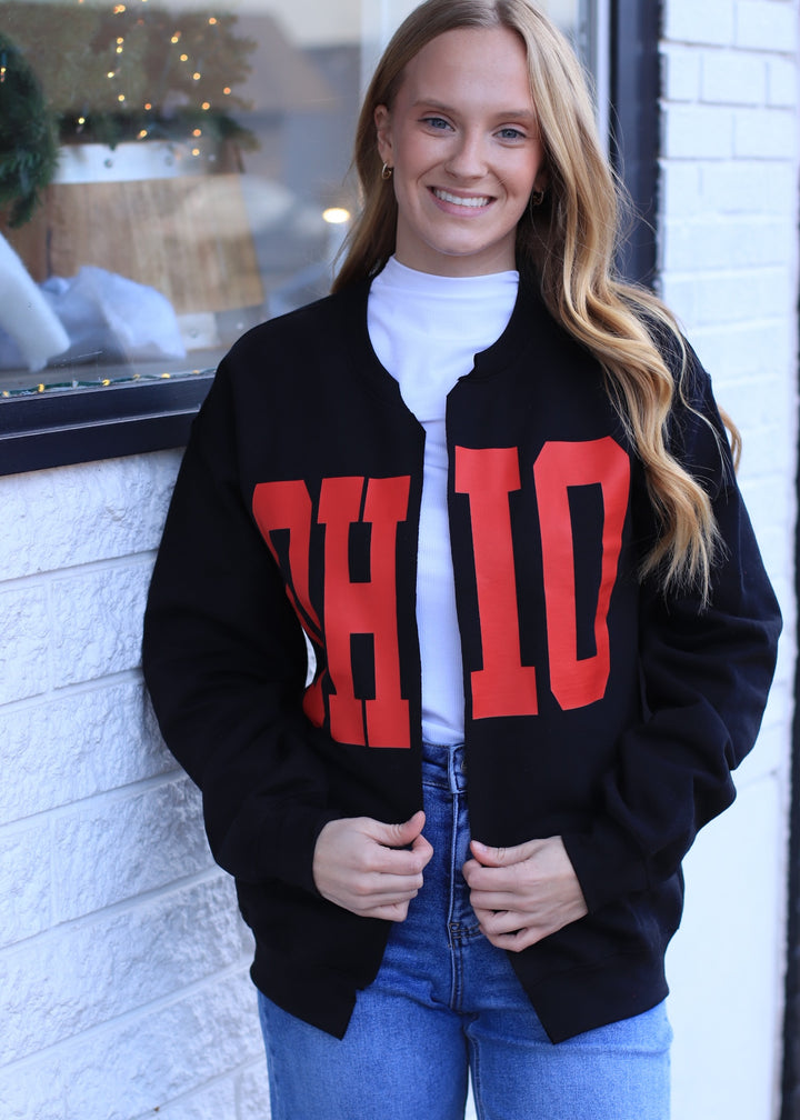 Black OHIO cardigan