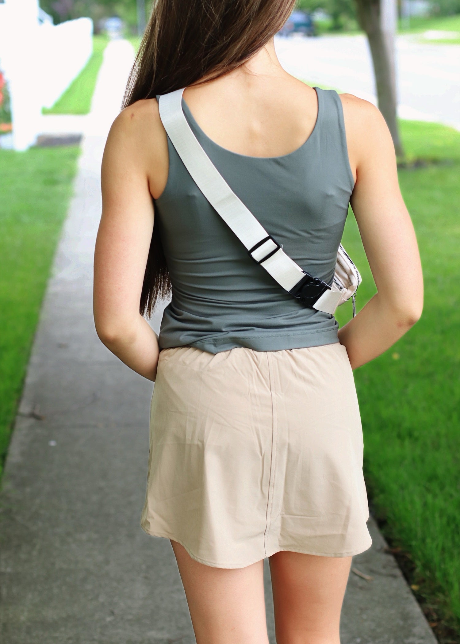 Ultimate Athletic Skort in Khaki