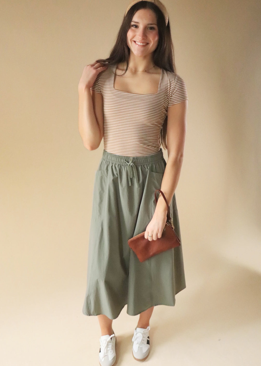 Sarah Flare Cargo Style Skirt