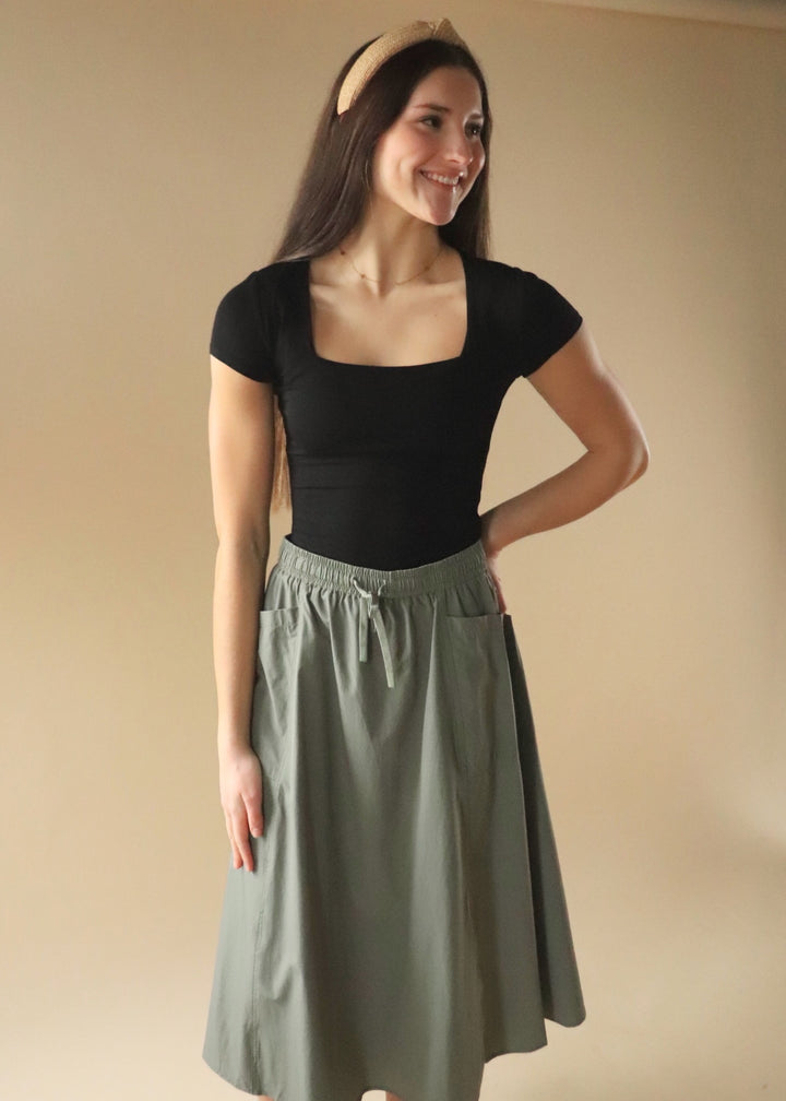 Sarah Flare Cargo Style Skirt