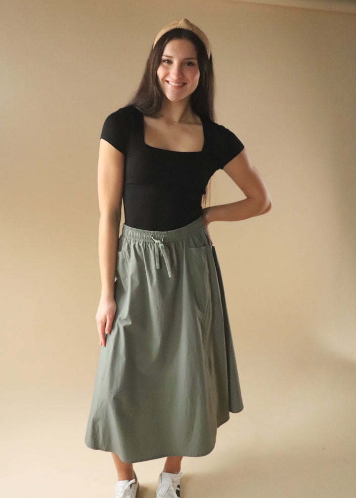 Sarah Flare Cargo Style Skirt