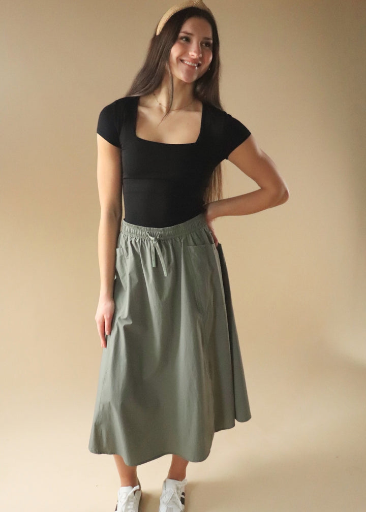 Sarah Flare Cargo Style Skirt