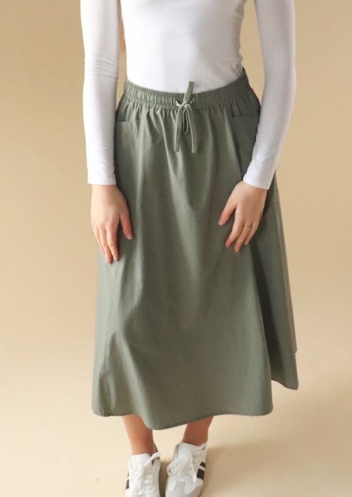 Sarah Flare Cargo Style Skirt