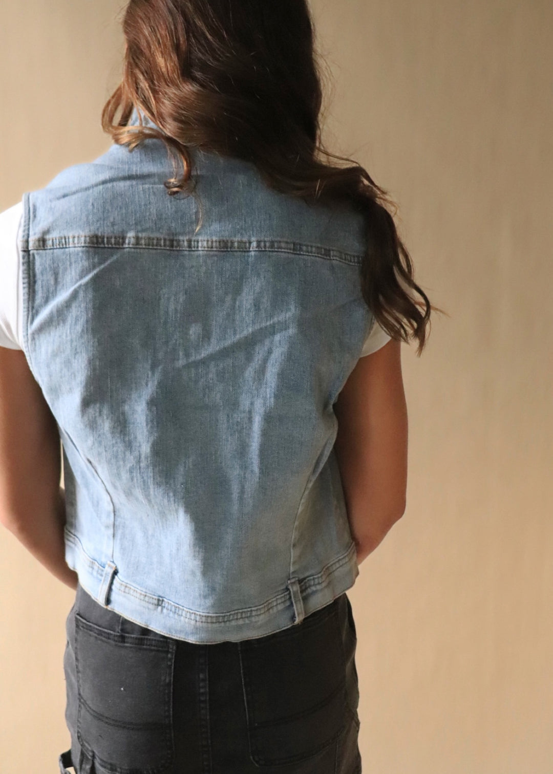 Mary Ann Medium Wash Vest