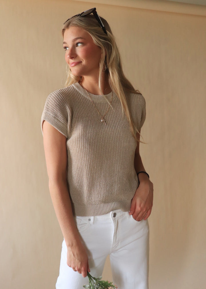 Harriet Crochet Knit Top