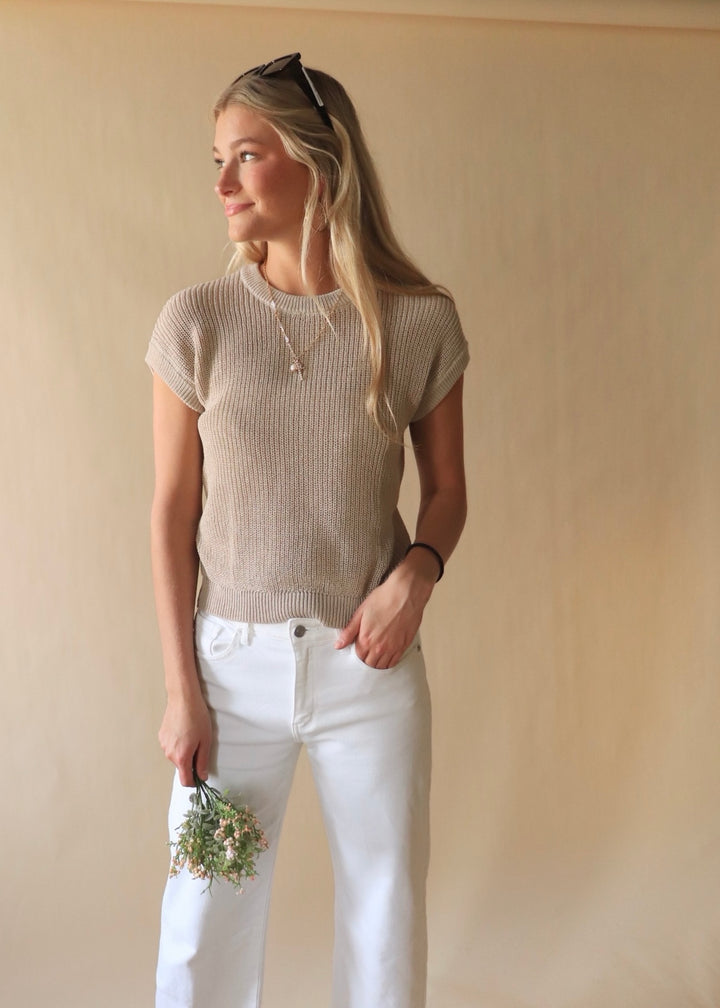 Harriet Crochet Knit Top
