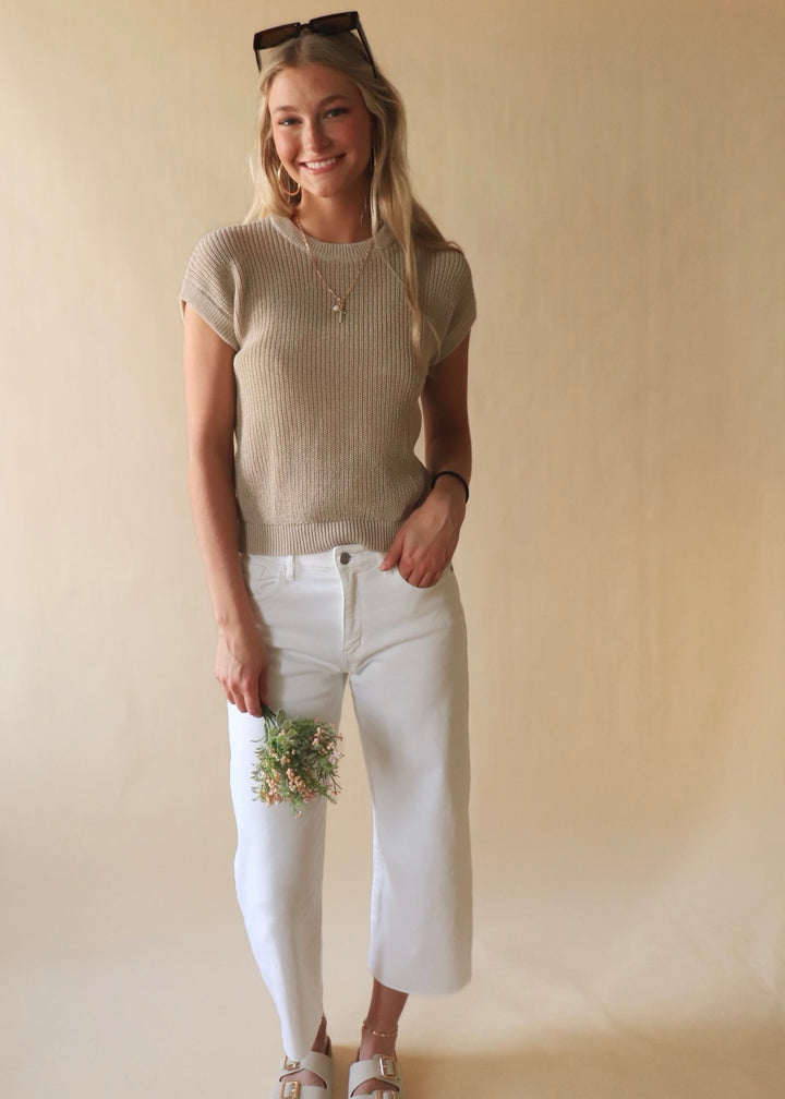 Harriet Crochet Knit Top