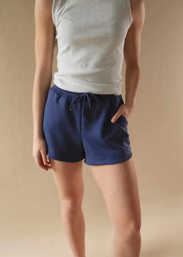 Scuba Shorts in Blue Indigo
