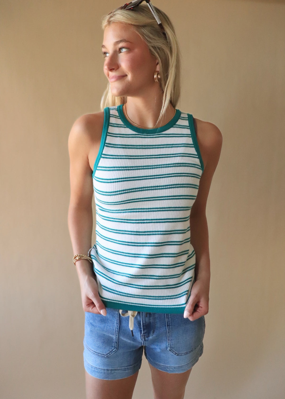 Laurel Waffle Sweater Tank