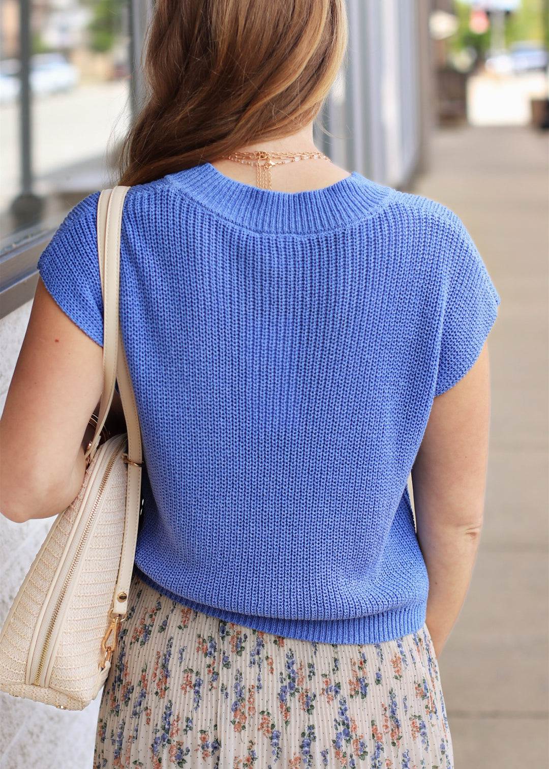 Juniper Gold Button Sweater Vest