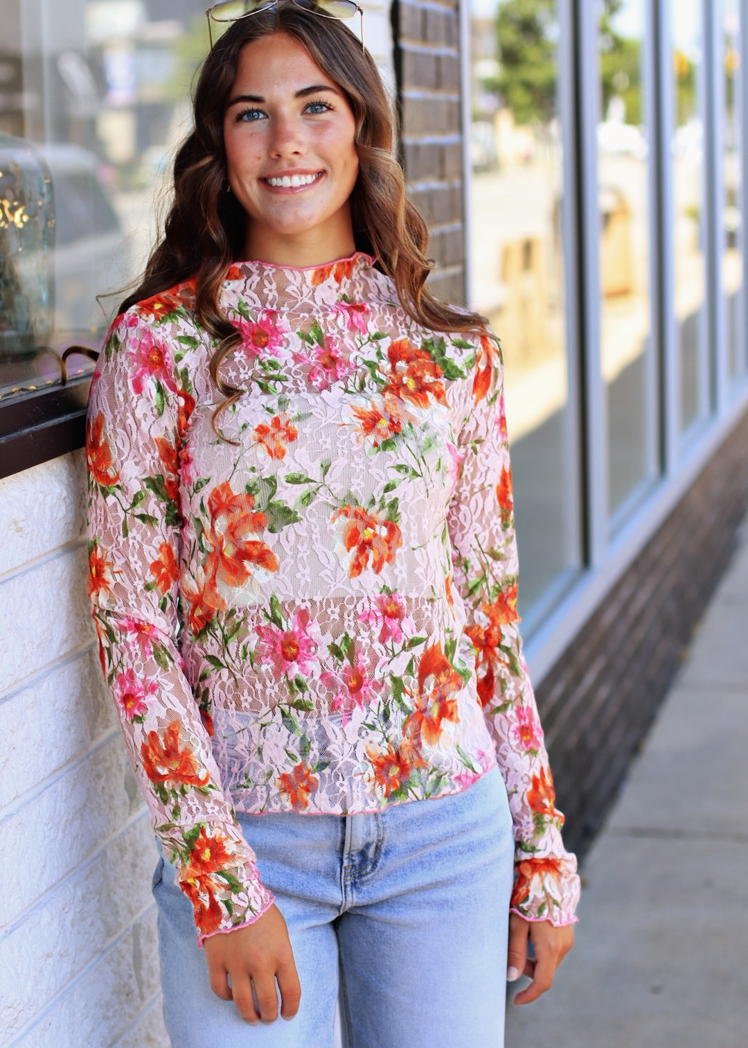 The Delilah Mesh Top