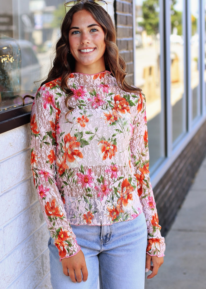 The Delilah Mesh Top