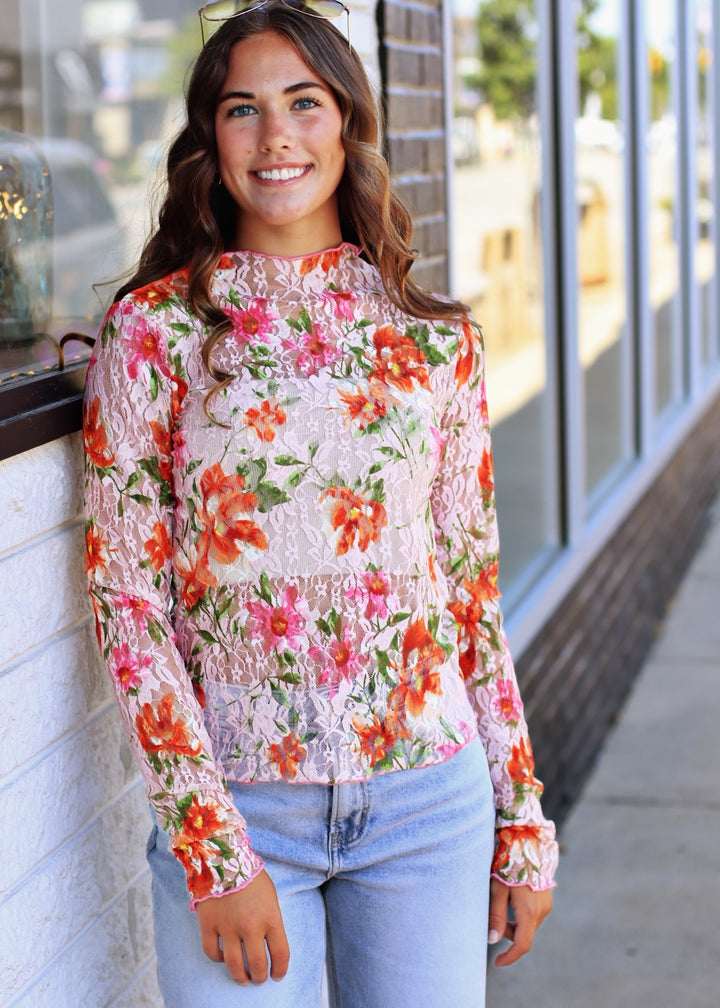 The Delilah Mesh Top