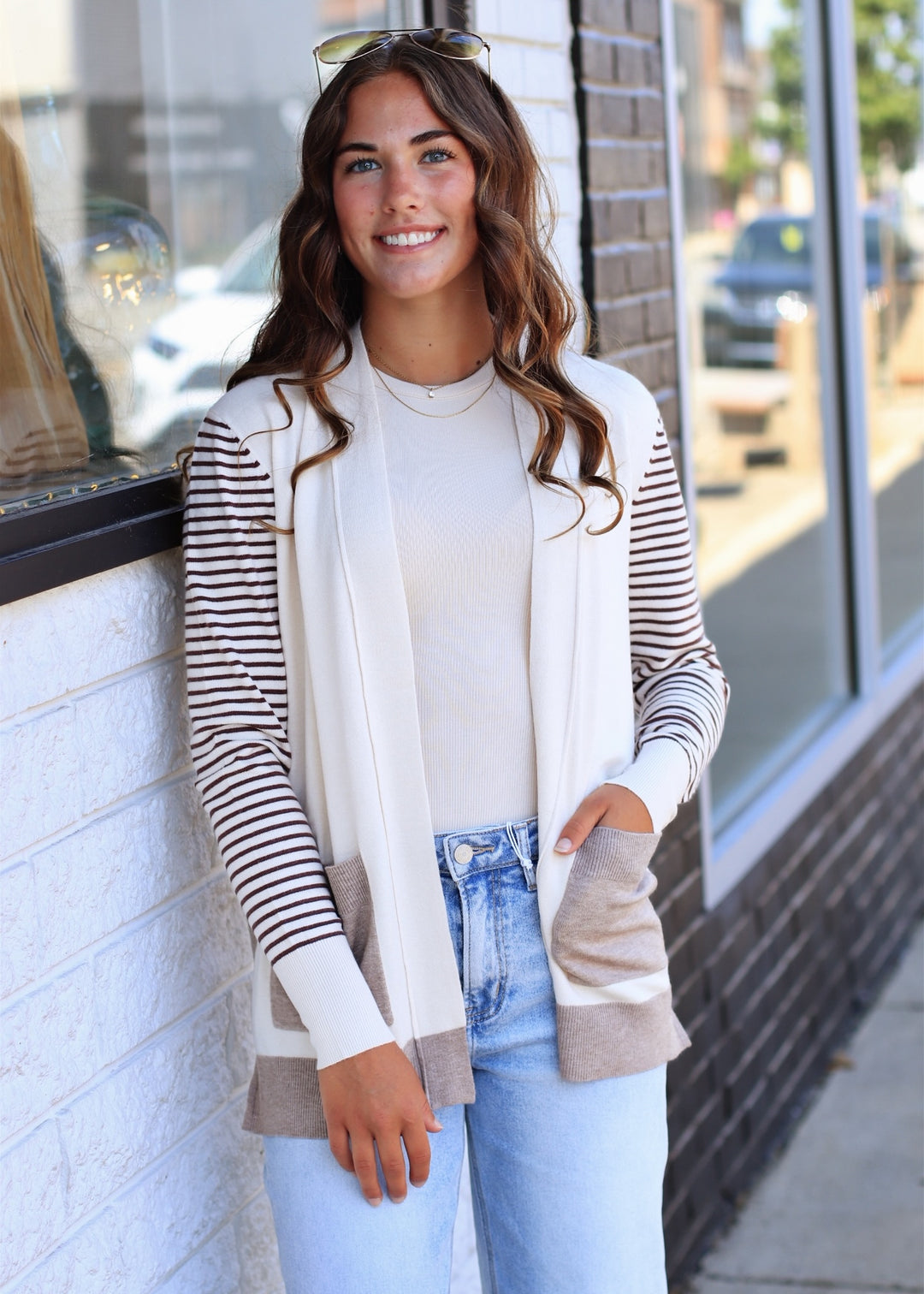 The Camden Colorblock Cardigan