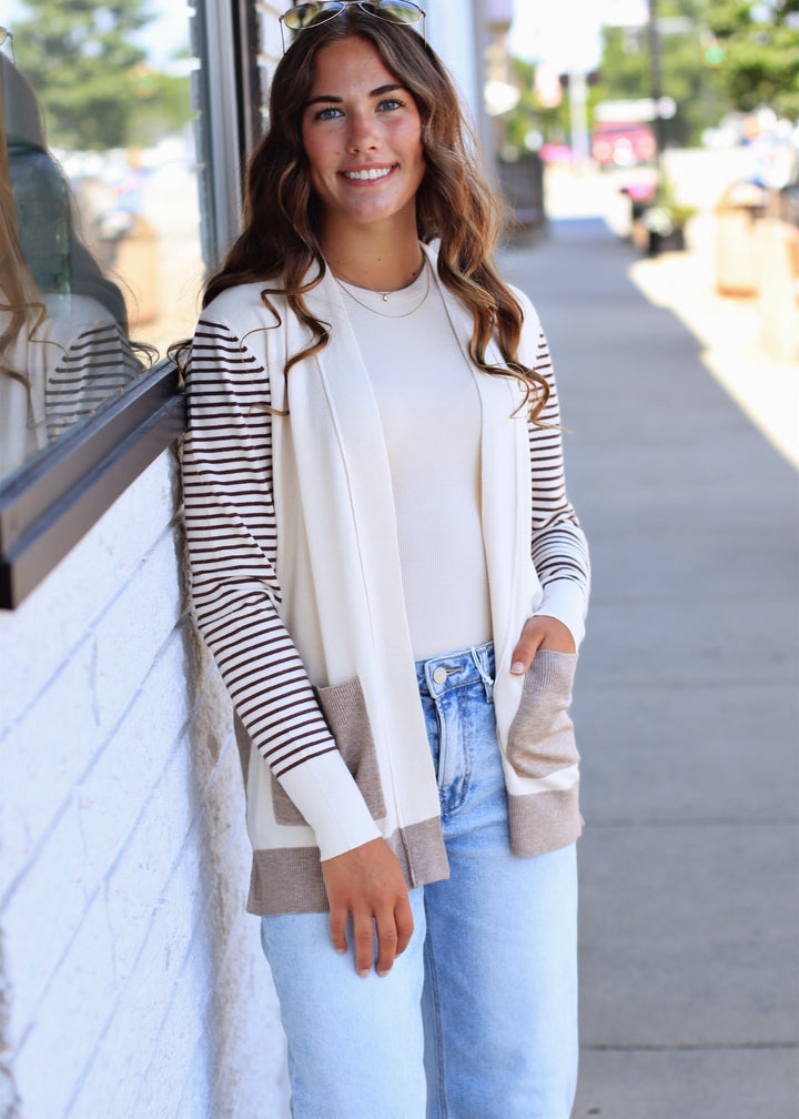 The Camden Colorblock Cardigan