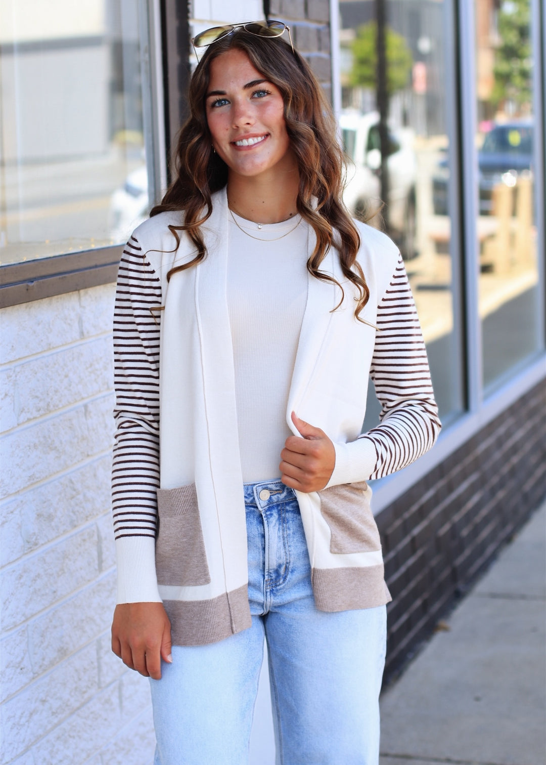The Camden Colorblock Cardigan