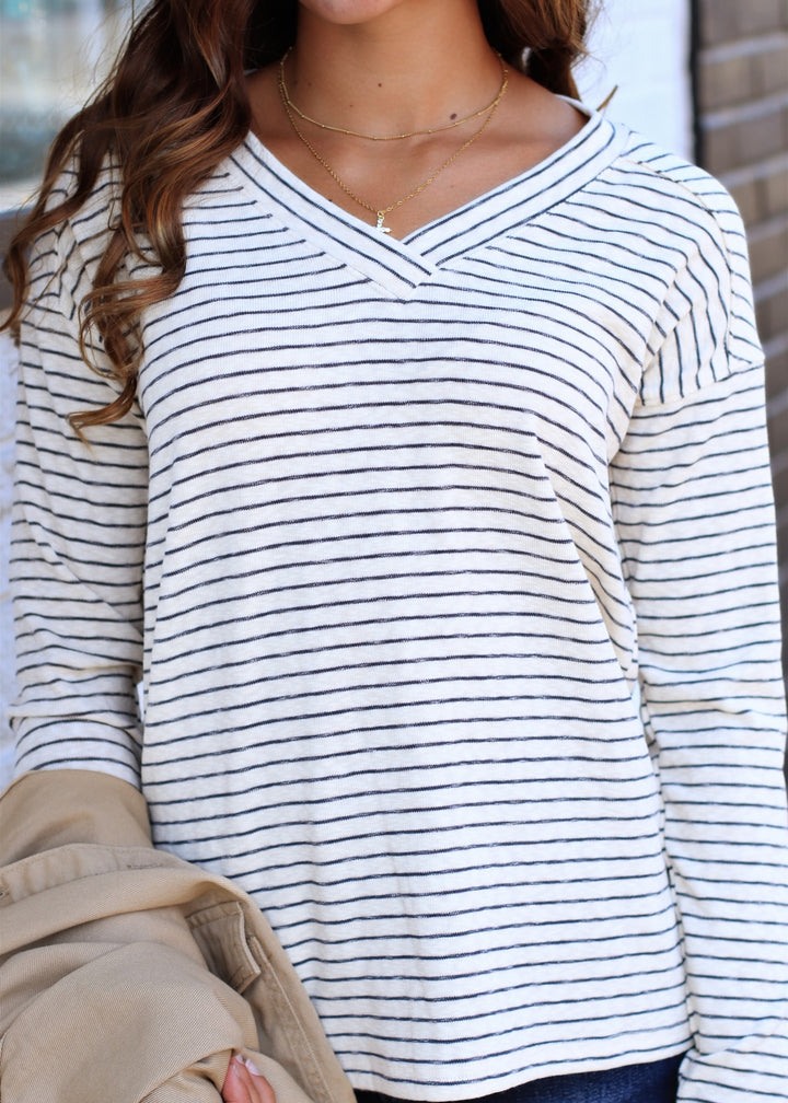 The Sutton Stripe Top