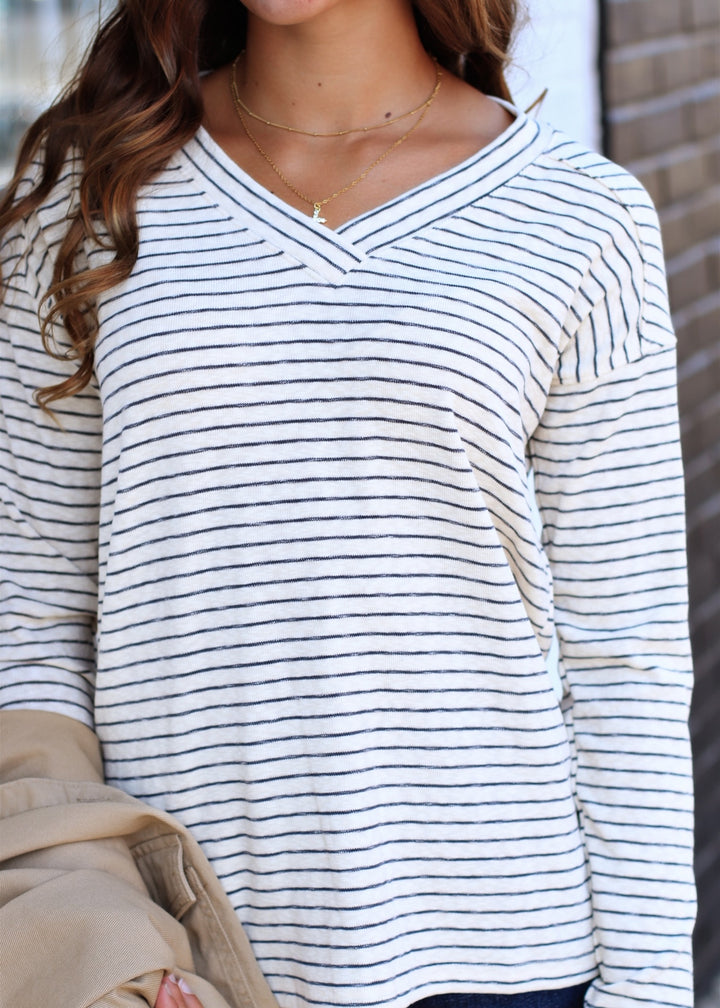 The Sutton Stripe Top