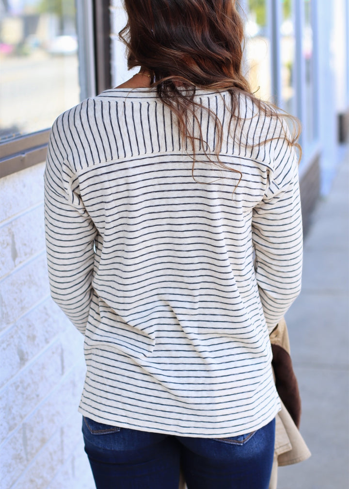 The Sutton Stripe Top