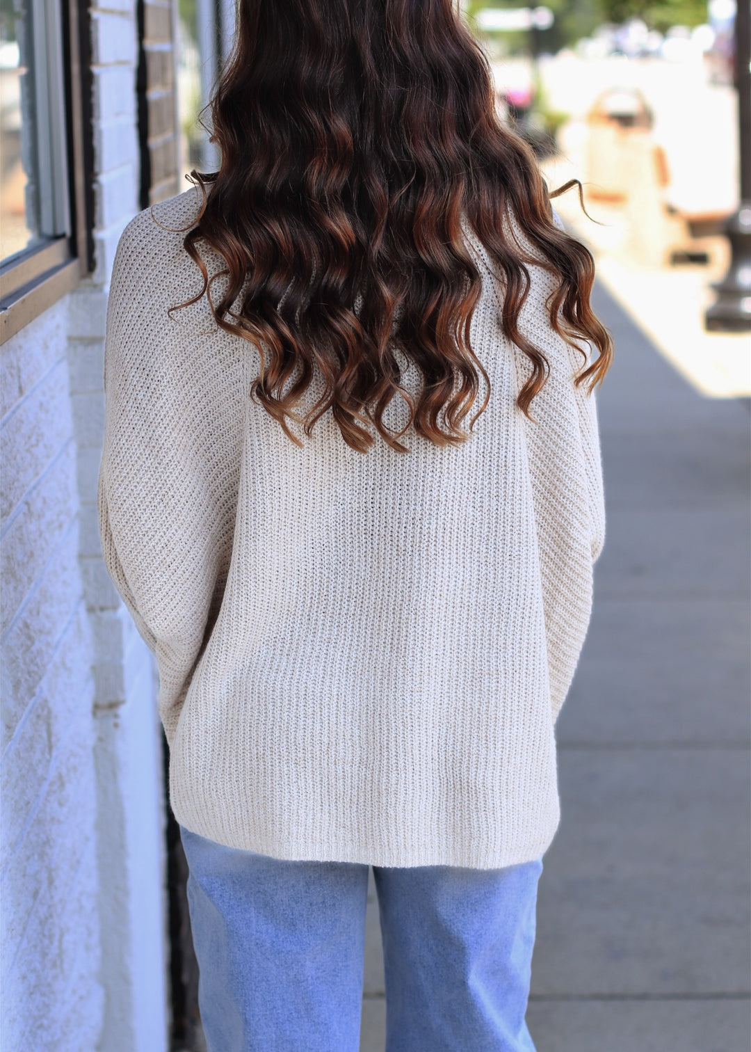 The Hadley Cropped Cardigan in Oatmeal