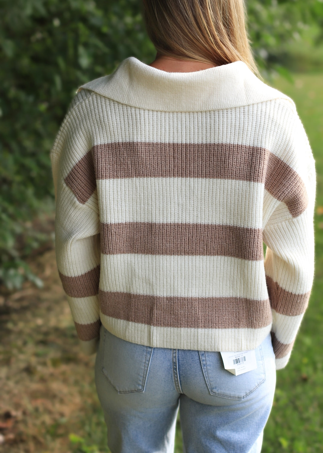 Café Stripe Sweater