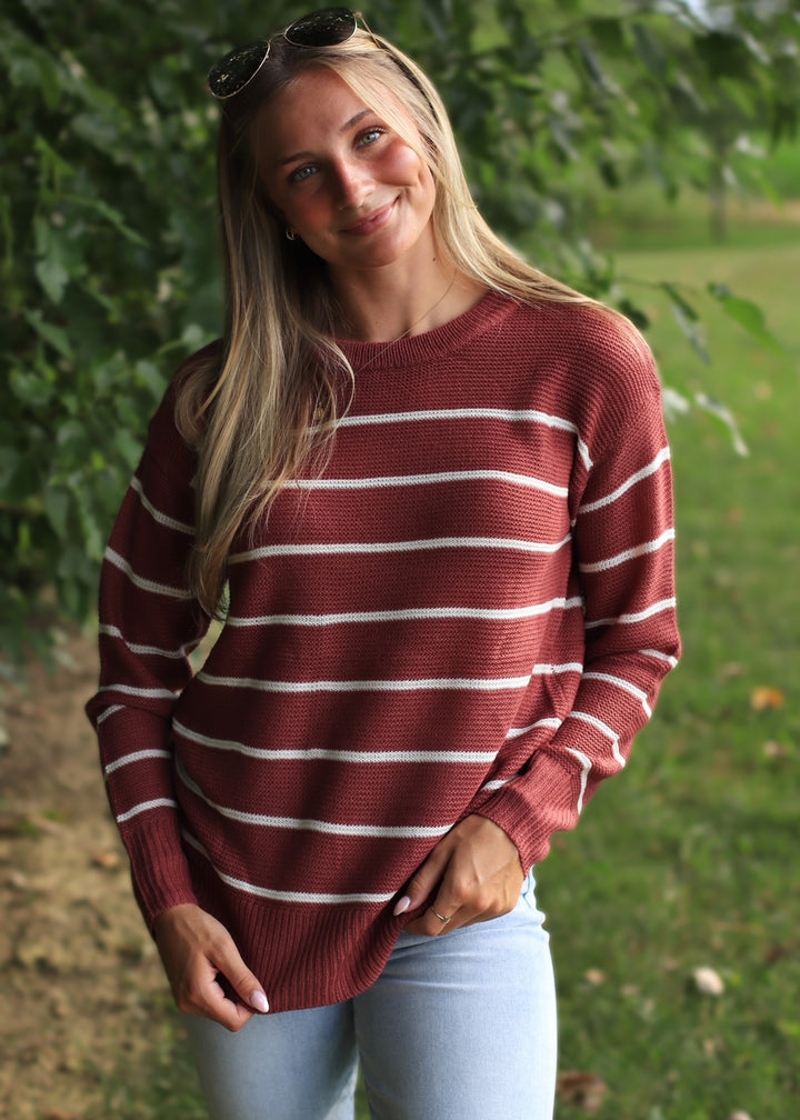 Fireside Stripe Tunic Sweater